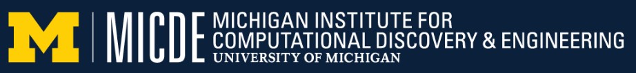 Michigan Institute for Computational Discovery and Engineering logo